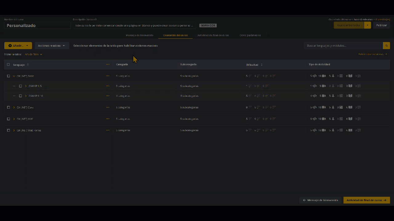 Copy Module from One Language to several languages - ES.gif