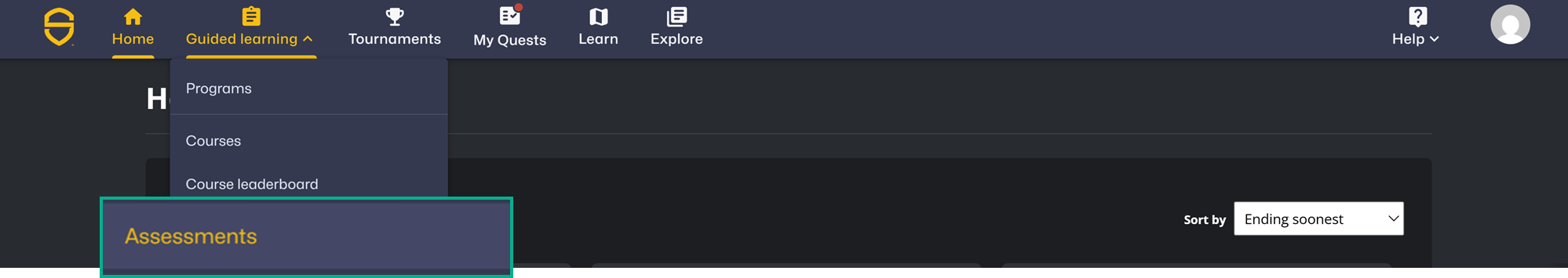 Assessment menu Dev - E.png